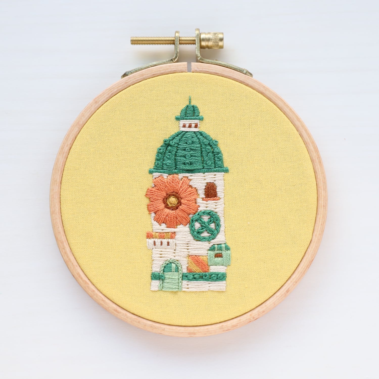 刺繍キット 屋根裏部屋のネズミの王国より「おもちゃ屋さん《歯車トイ》」《空想街雑貨店》