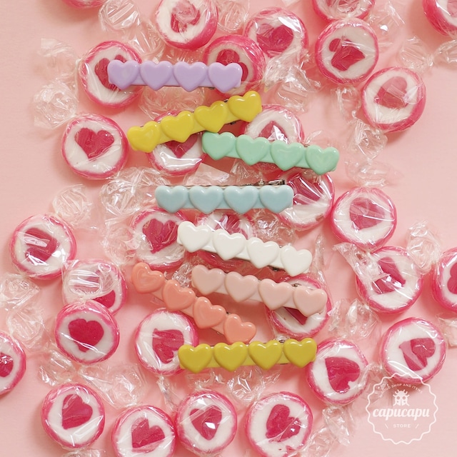 «sold out» Wunderkin co heart hair clips made in France ヘアクリップ