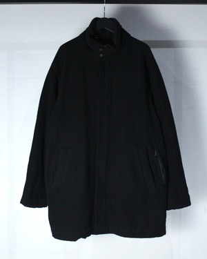 【Caka BLACK】“BURBERRY”Loose Wool Stand Collar Jacket