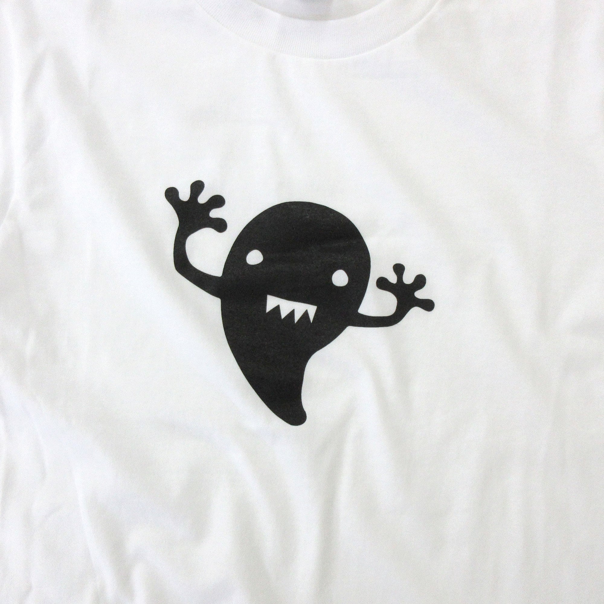 ゆるキャラ キュートな オバケ Tシャツ os35 可愛らしい おばけ ホラー 幽霊 おもしろtシャツ