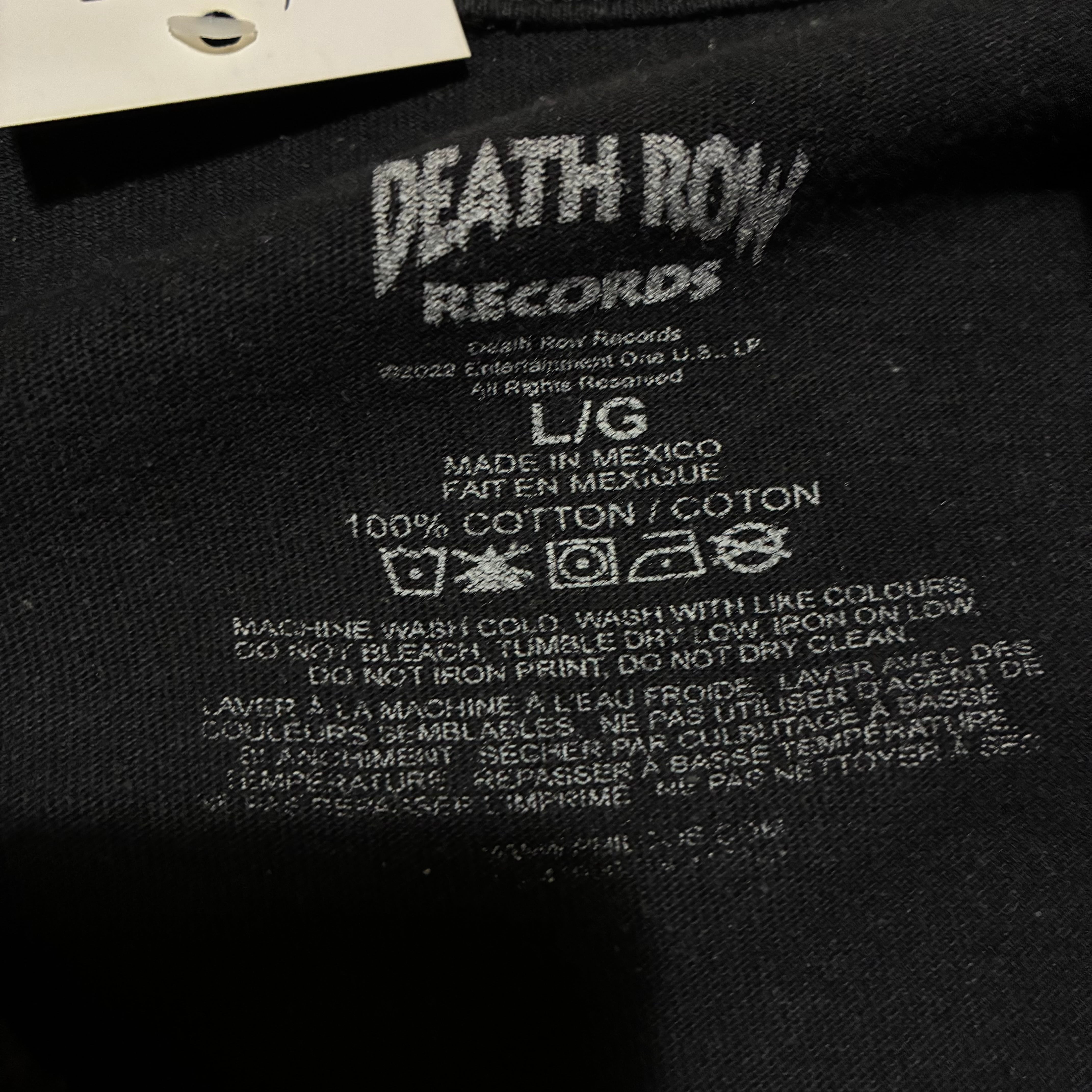 DEATH ROW RECORDS Tシャツ　ローライダー　ウェッサイ　黒 DEATH ROW RECORDS Tシャツ ローライダー ウェッサイ 黒 Death