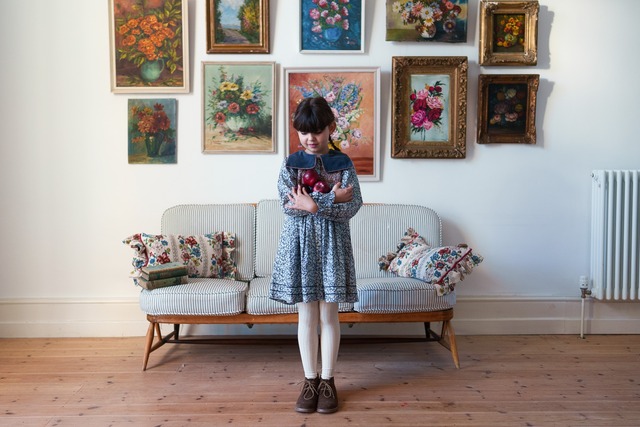 《即納》Little Cotton Clothes / Elizabeth Dress Barley Floral