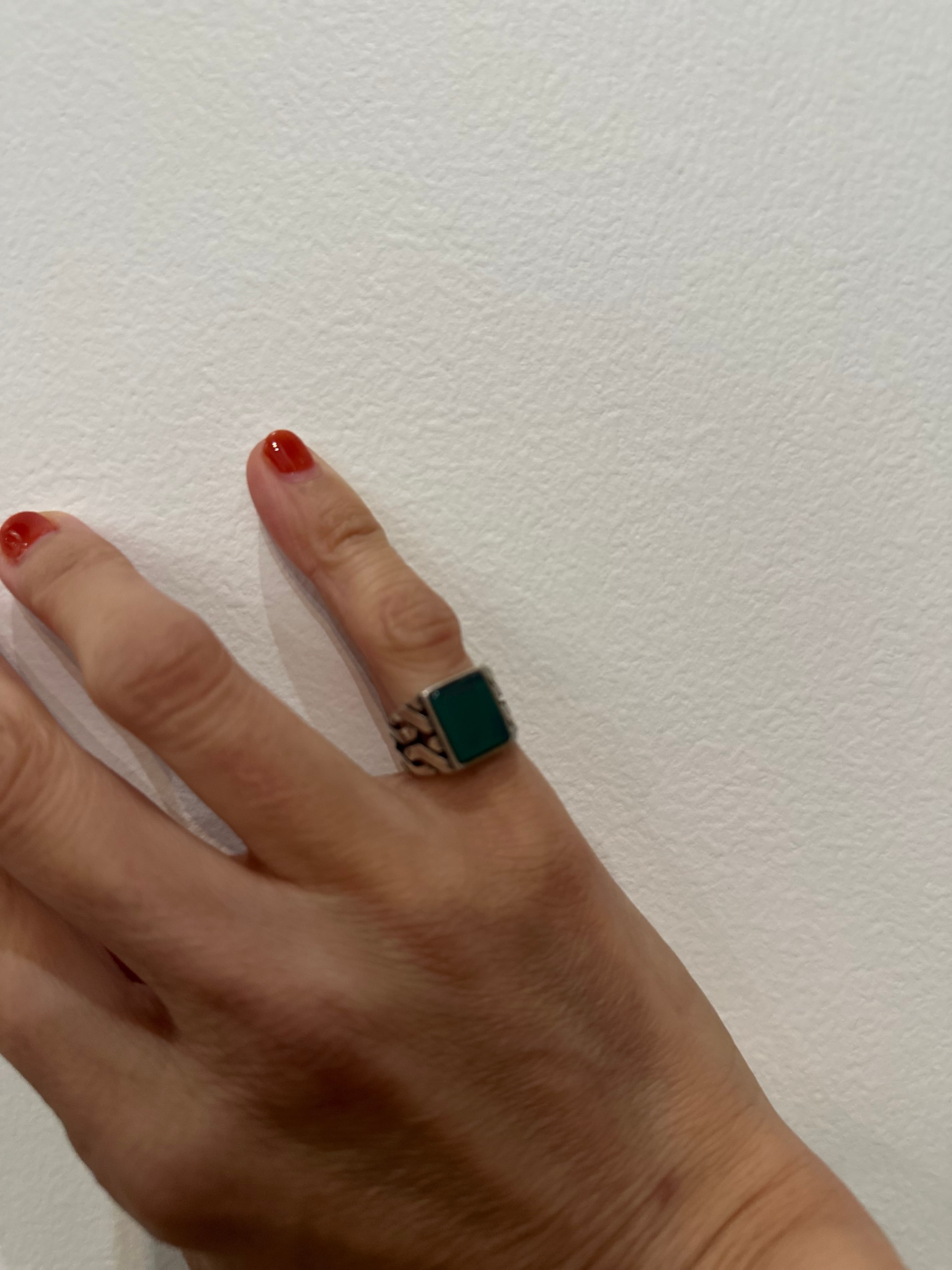 Indian ピンキーリング / アベンチュリーストーン