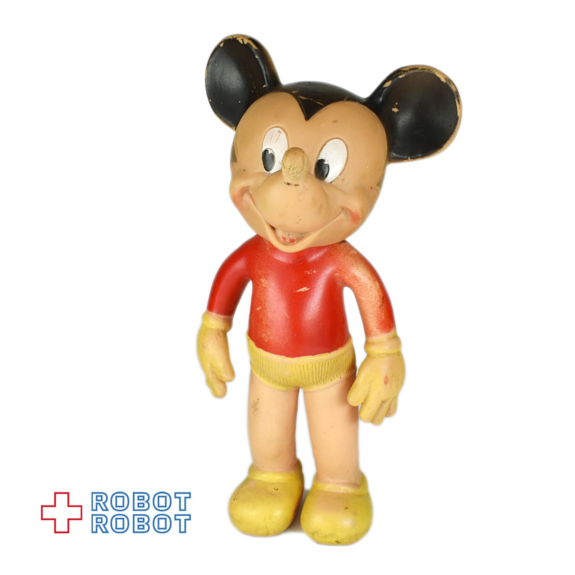 レア！ヴィンテージ サンラバー社 ミッキー＆ミニー ラバードールセット