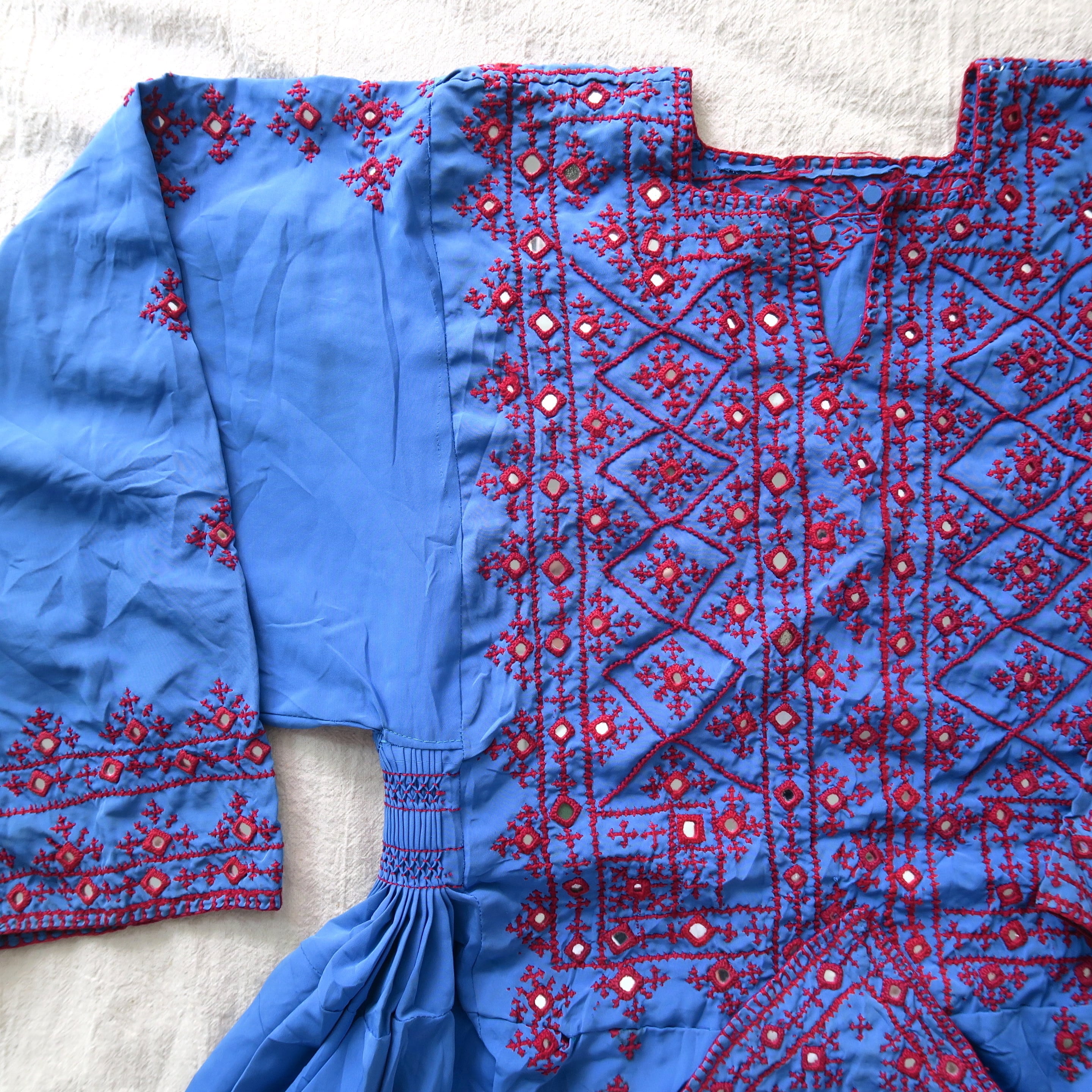 バロチスタンドレス|シアン