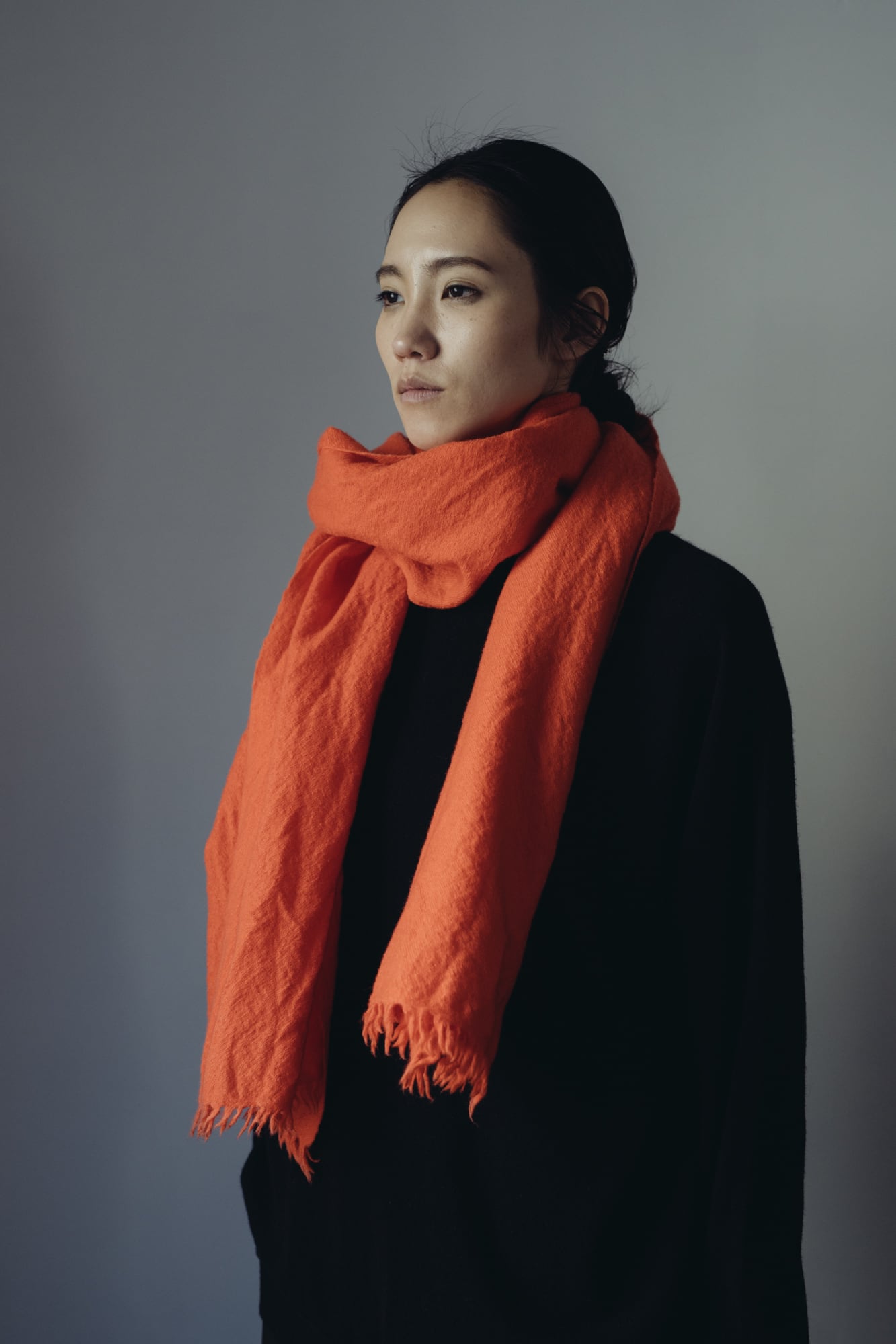 ローカリー LOCALLY |02282-2 muji muffler : orange