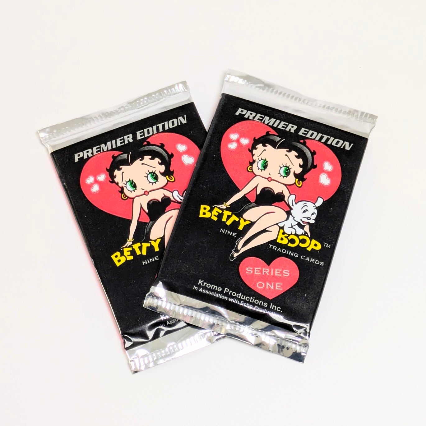 ☆送料無料！☆VINTAGE 1995【 ベティーブープ（Betty Boop） Series one PREMIER EDITION 】VINTAGE トレーディングカード単品 （1個=9CARDS）〚アメリカン雑貨 アメトイ〛