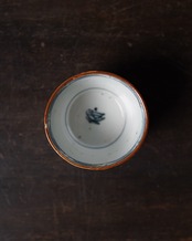 猪口　古伊万里　市松文　A　/　江戸後期