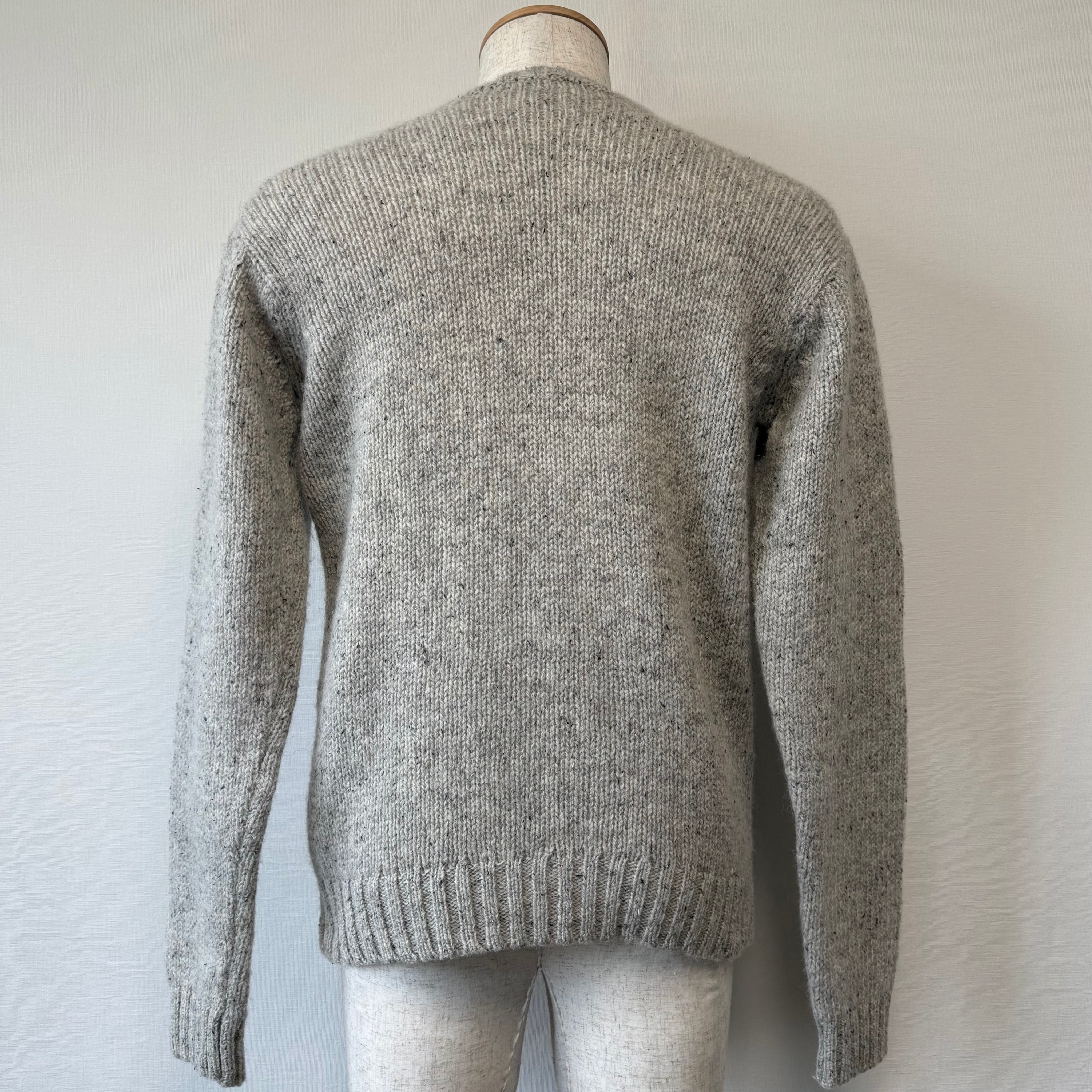 MACALASTAIR スコットランド製 FAIRLIE ウール×シルク クルーネック