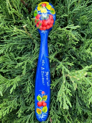 ペトリキフカ・スプーン（ホメンコ）18cm