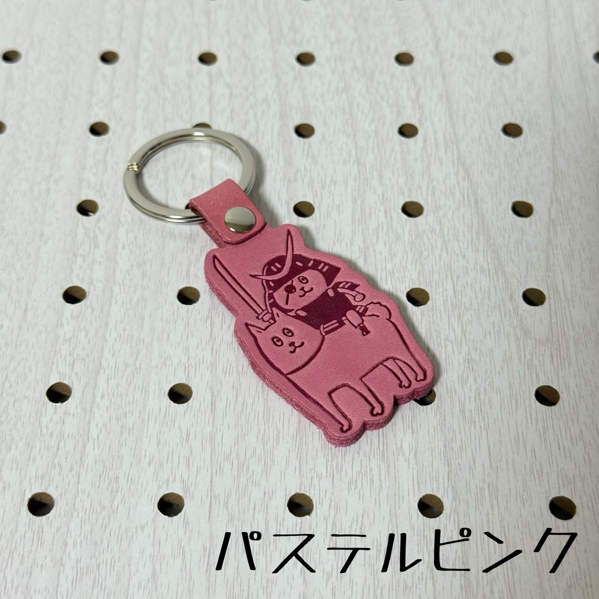 ネコムネandシバ 革キーホルダー | TORCH-Online Shop-