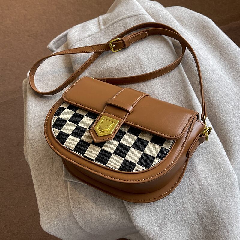 オータムウィンター 秋物 冬物 メッセンジャーバッグ サドルバッグ シートバッグ 手作りハンドバック58386216943