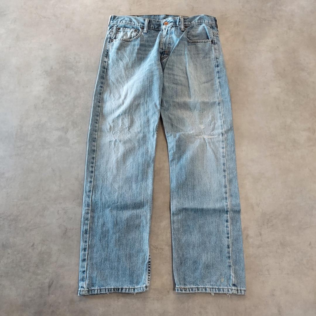 リーバイス569 Levis W32 ブルーデニム 青 古着 ボトム 19583