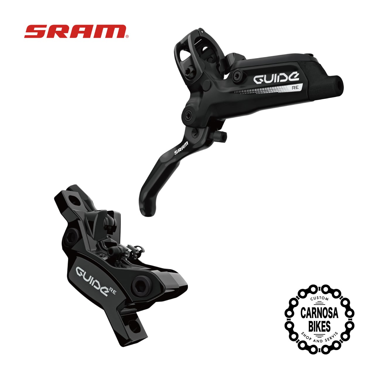 SRAM GUIDE RE 油圧ディスクブレーキ スラム ガイド 前後セット - パーツ