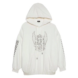 【R13】R13 SKATE JUMBO HOODIE(WHITE)