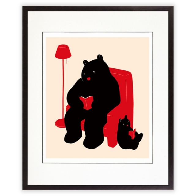 MEOMEO 「読書するクマ」