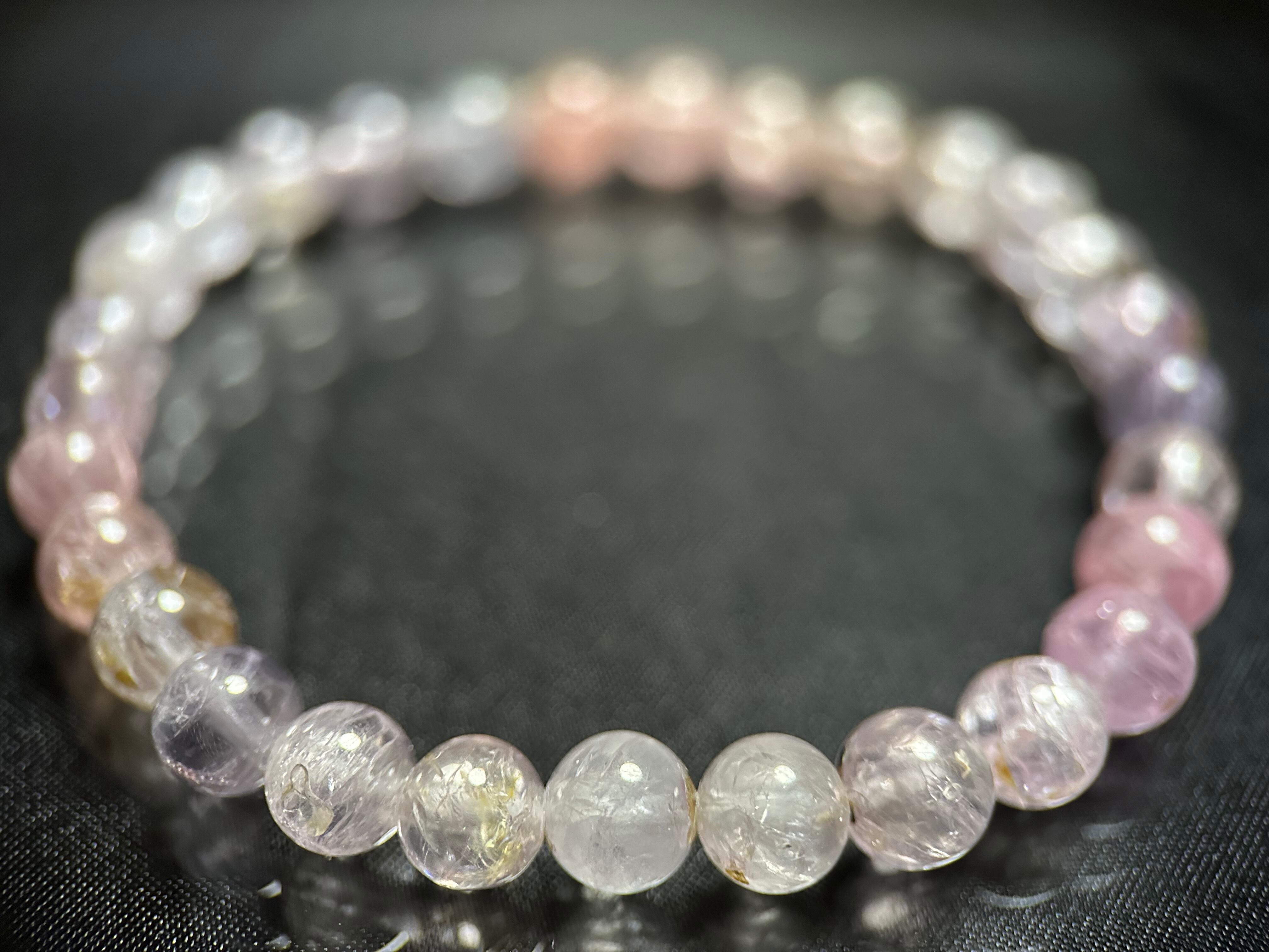 カラフルスピネル　高品質天然石ブレスレット カラフルスピネルブレスレット(6.5mm) | 霤 AMADARE