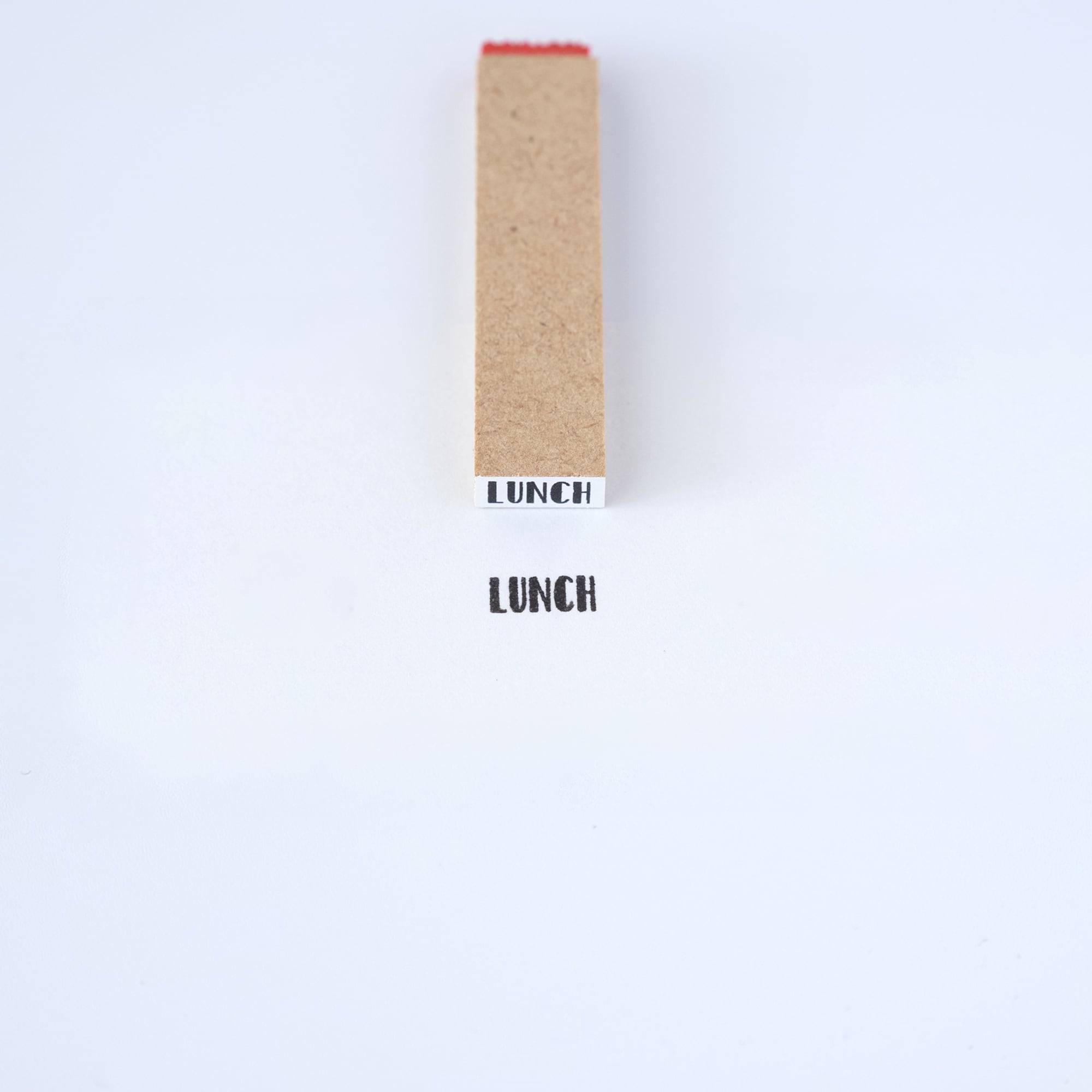 【小さな文字】LUNCH_お昼ごはん | はんこ