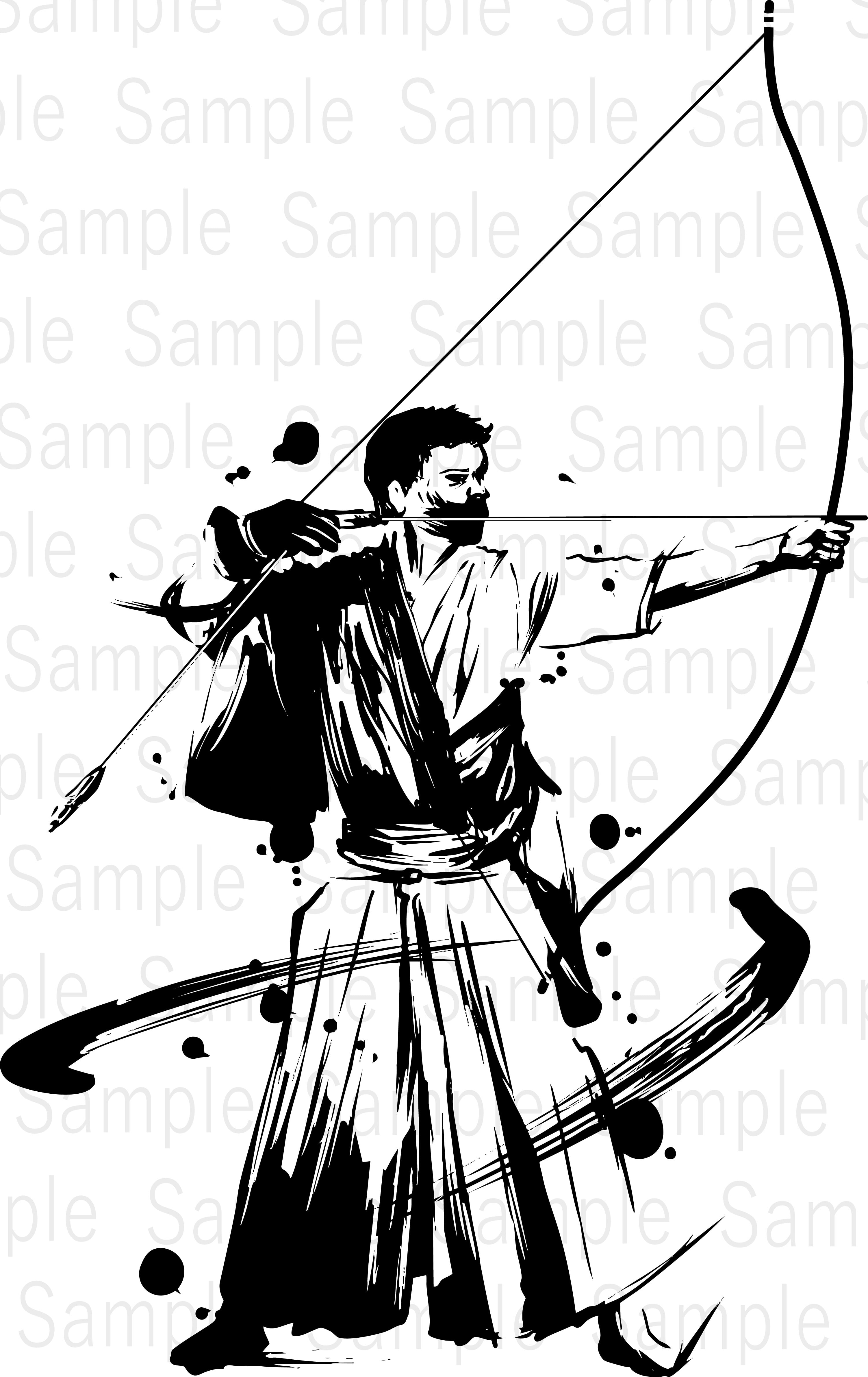 剣道の面（Men） | デジタル墨絵処（Digital Sumi-e Studio）