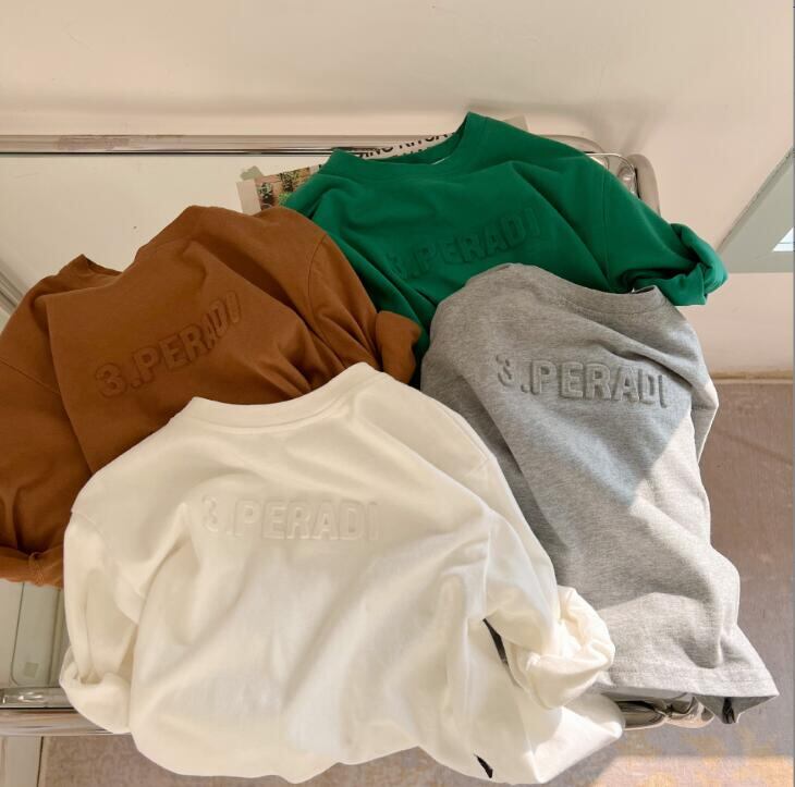 秋新しい 子供服★ 女の子Tシャツ★ファッション長袖Tシャツ ★韓国風子供春秋服★90-140