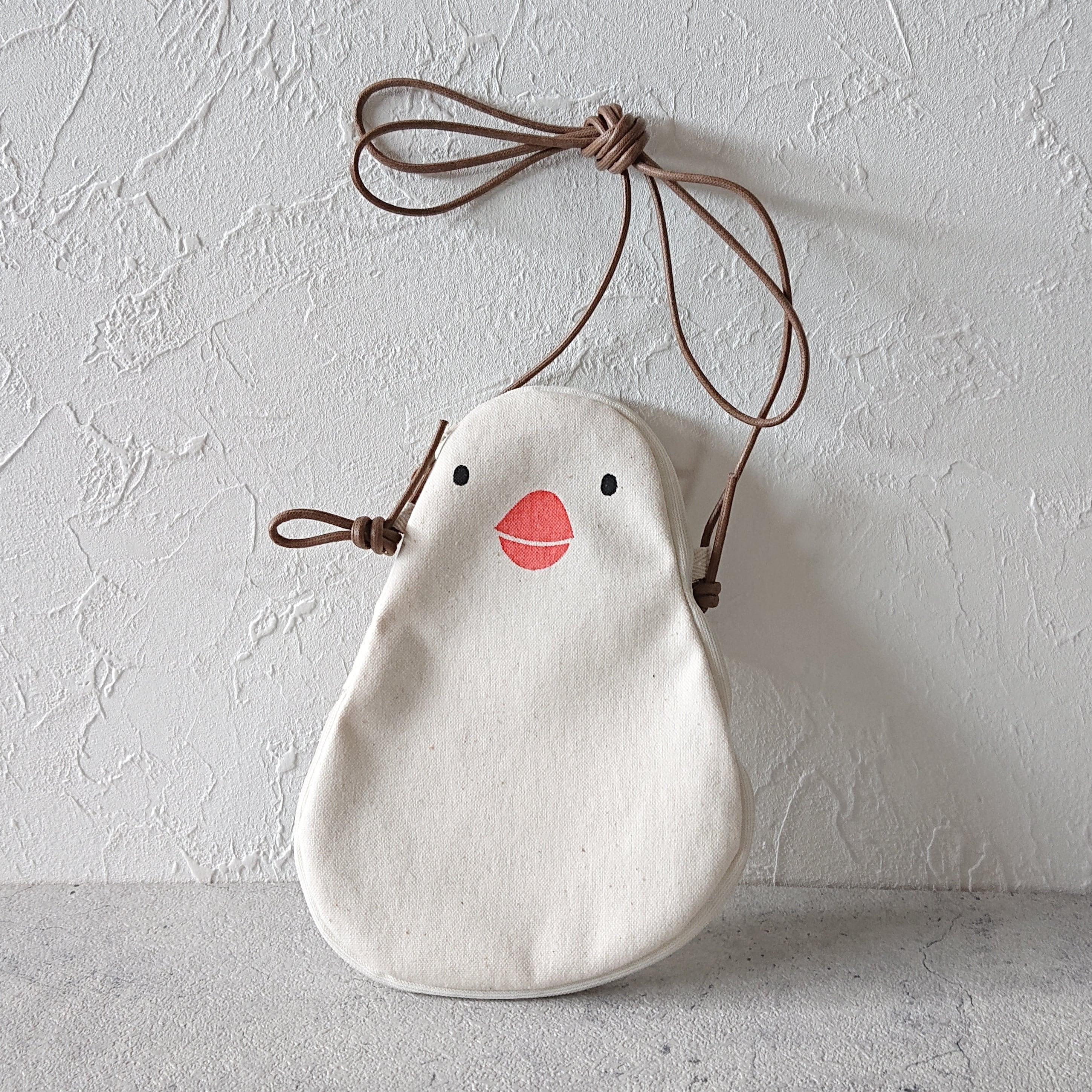 文鳥ポシェット | zakka 7070ーオリジナルテキスタイル、手染めの