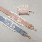Flower punching bom bom bag用ショルダーストラップ 全3色
