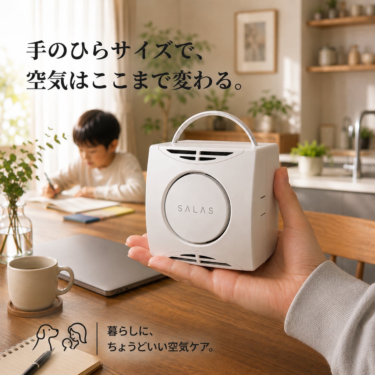 みさとさん専用】SALAS OZONE AIR オゾン脱臭機 グレー 新品 公式サイト