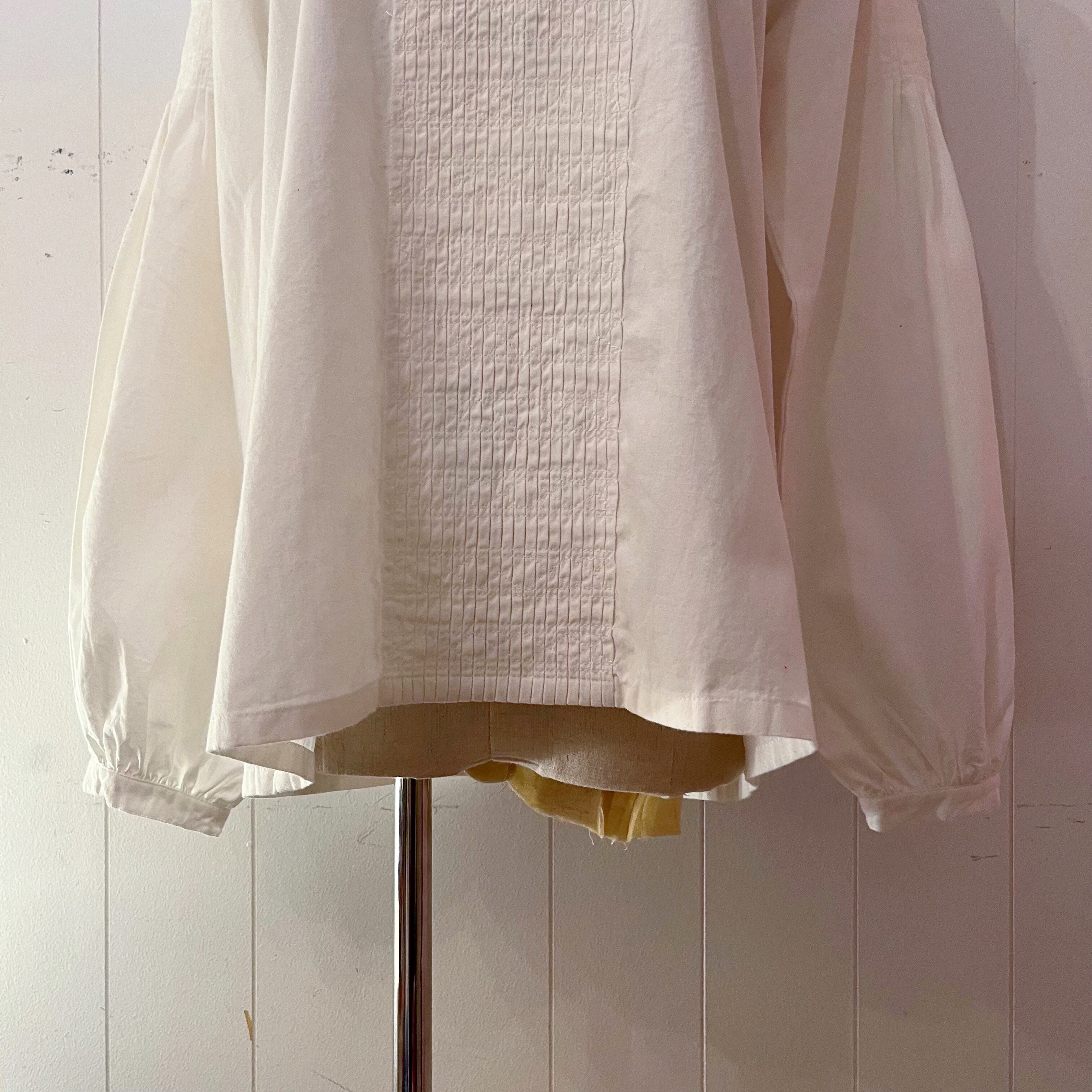 PINKHOUSE / black dot ribbon pintuck blouse