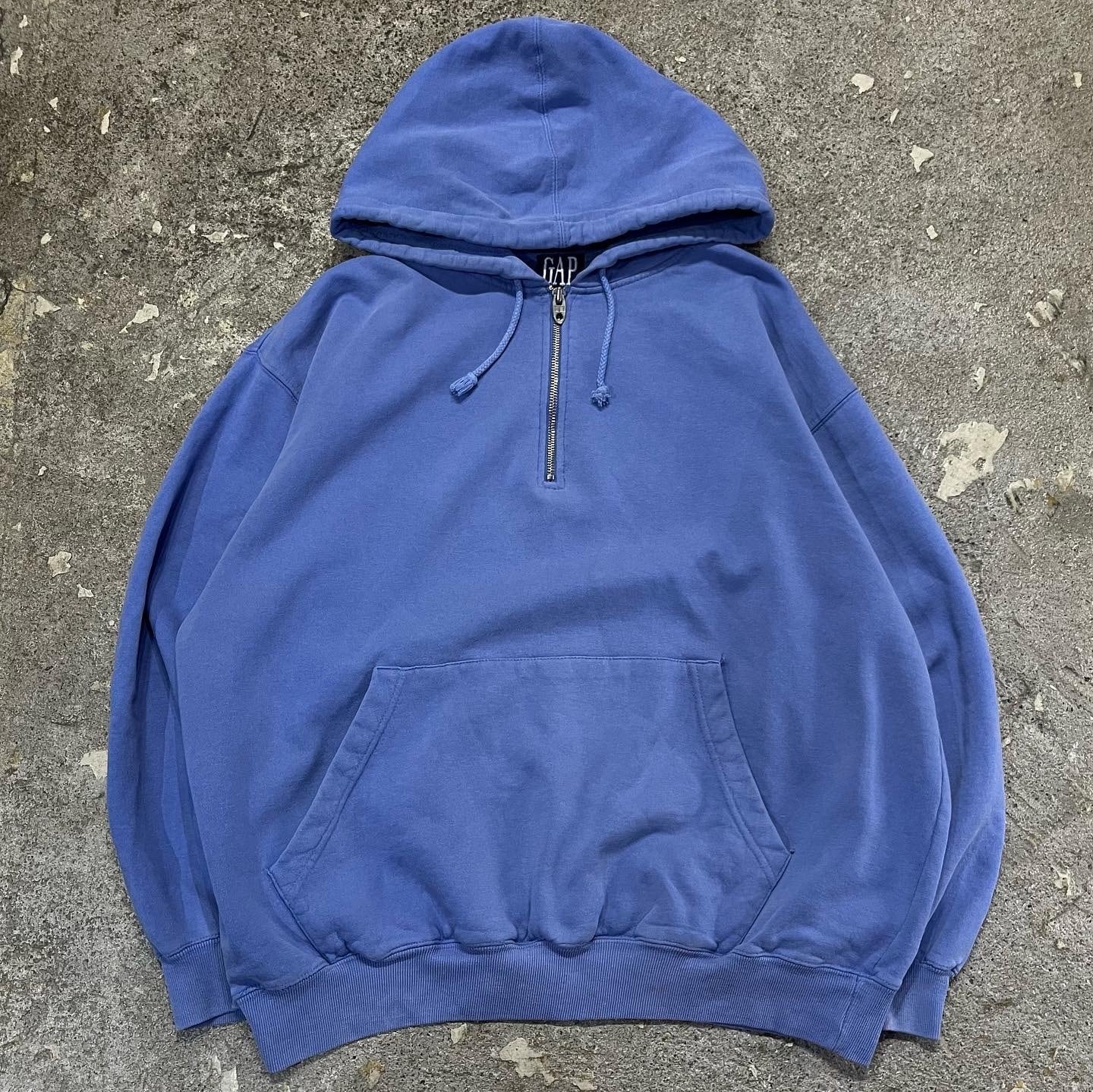 90s GAP half zip big silhouette sweat hoodie | What