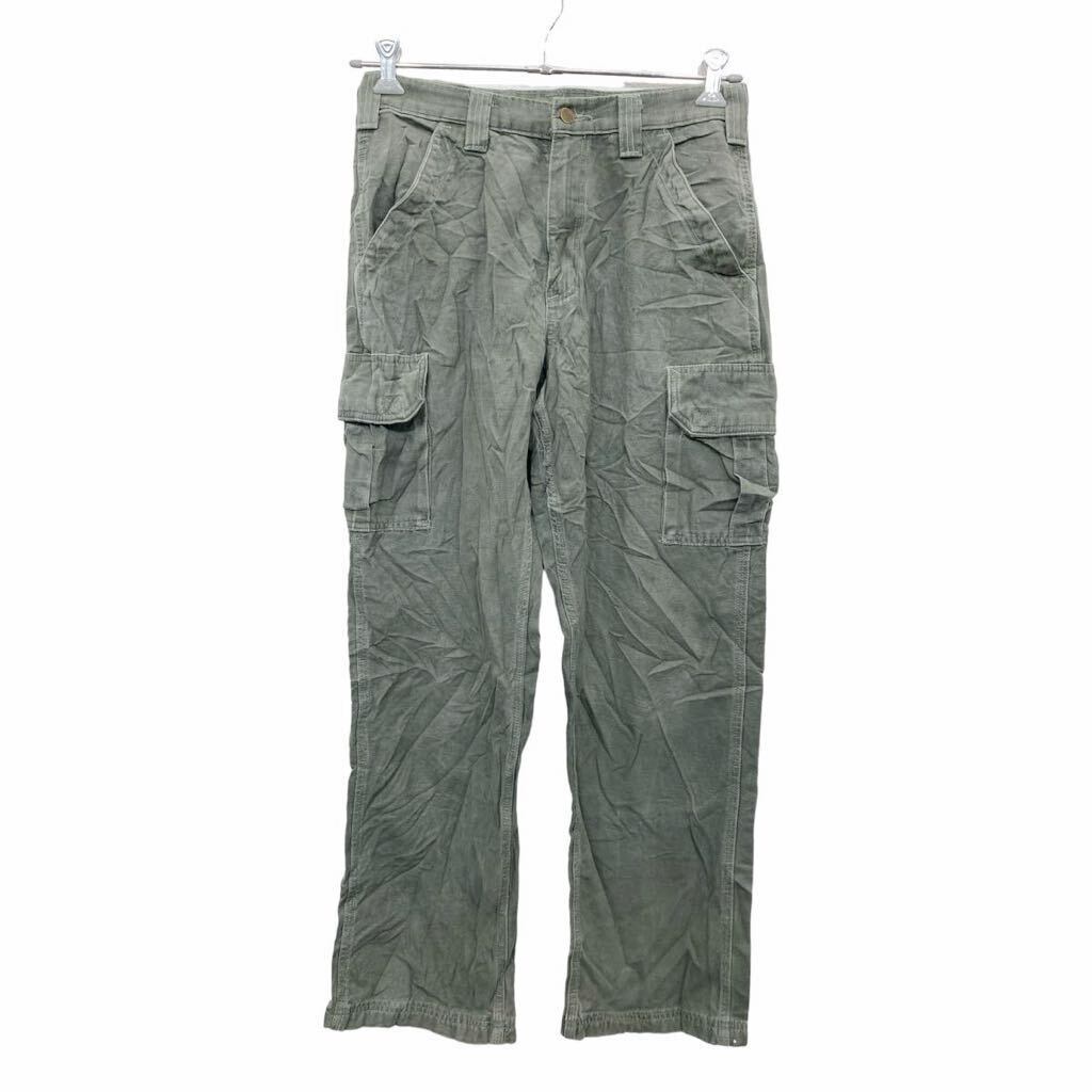 空*遊様 carhartt 厚手 USA製 ダック生地 ワークパンツ 古着 W3 Carhartt ワークパンツ W32 カーハート ダックパンツ グレー コットン