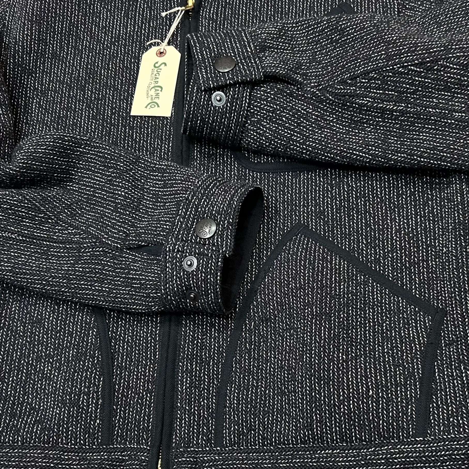 シュガーケーン ビーチクロス ジップ ジャケット アメカジ ごましお