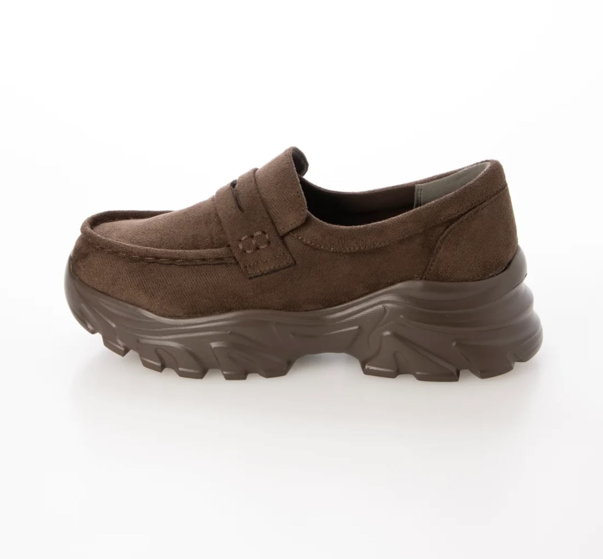 EVOL スニーカーソールローファー ブラウンスエード M 23-23.5cm EVOL スニーカーソールローファー ブラウンスエード M 23-23.5cm