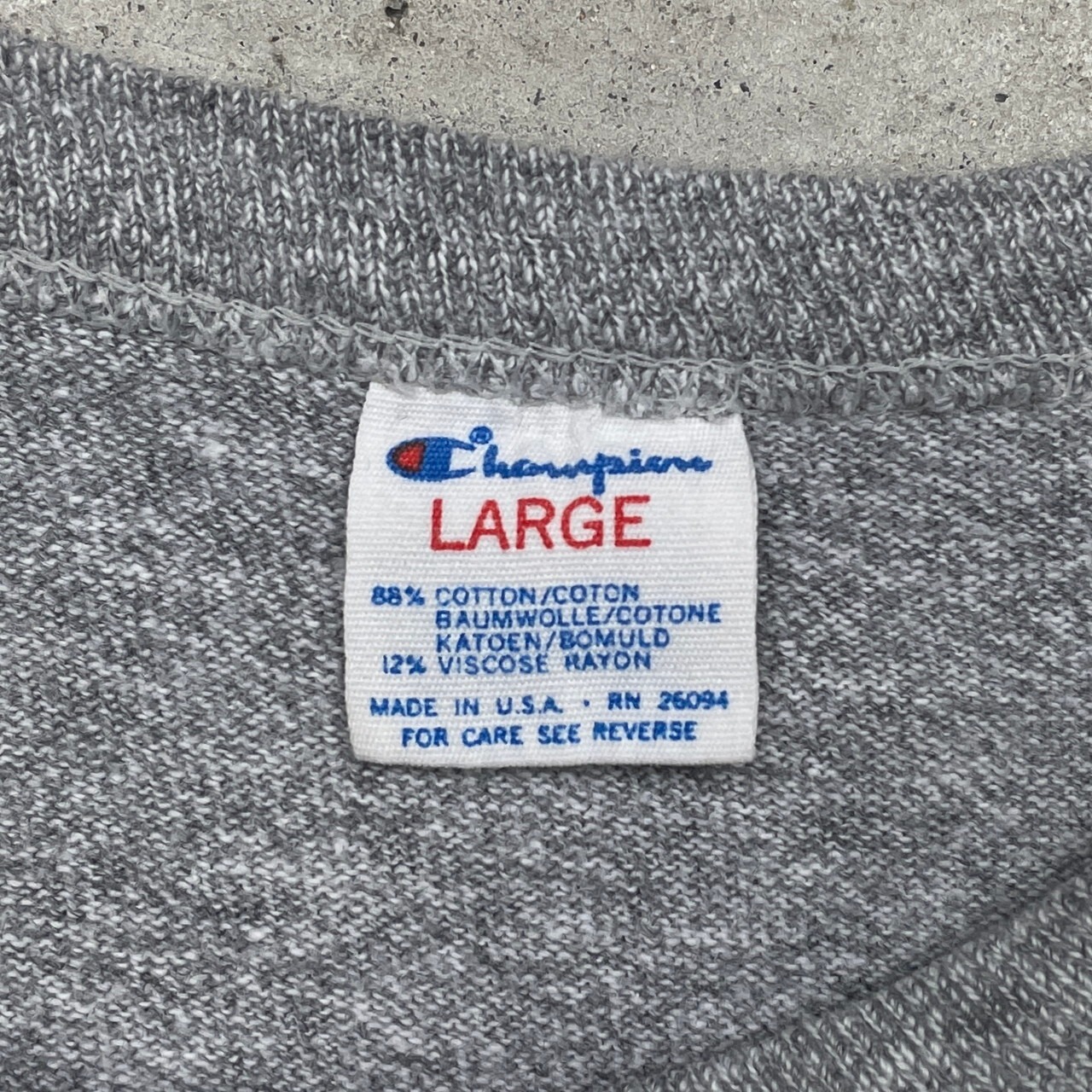 80年代 USA製 Champion チャンピオン トリコタグ カレッジチーム 