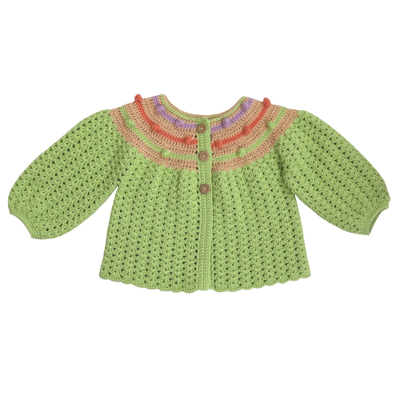 《即納》kalinka / Celine Cardigan  Lime