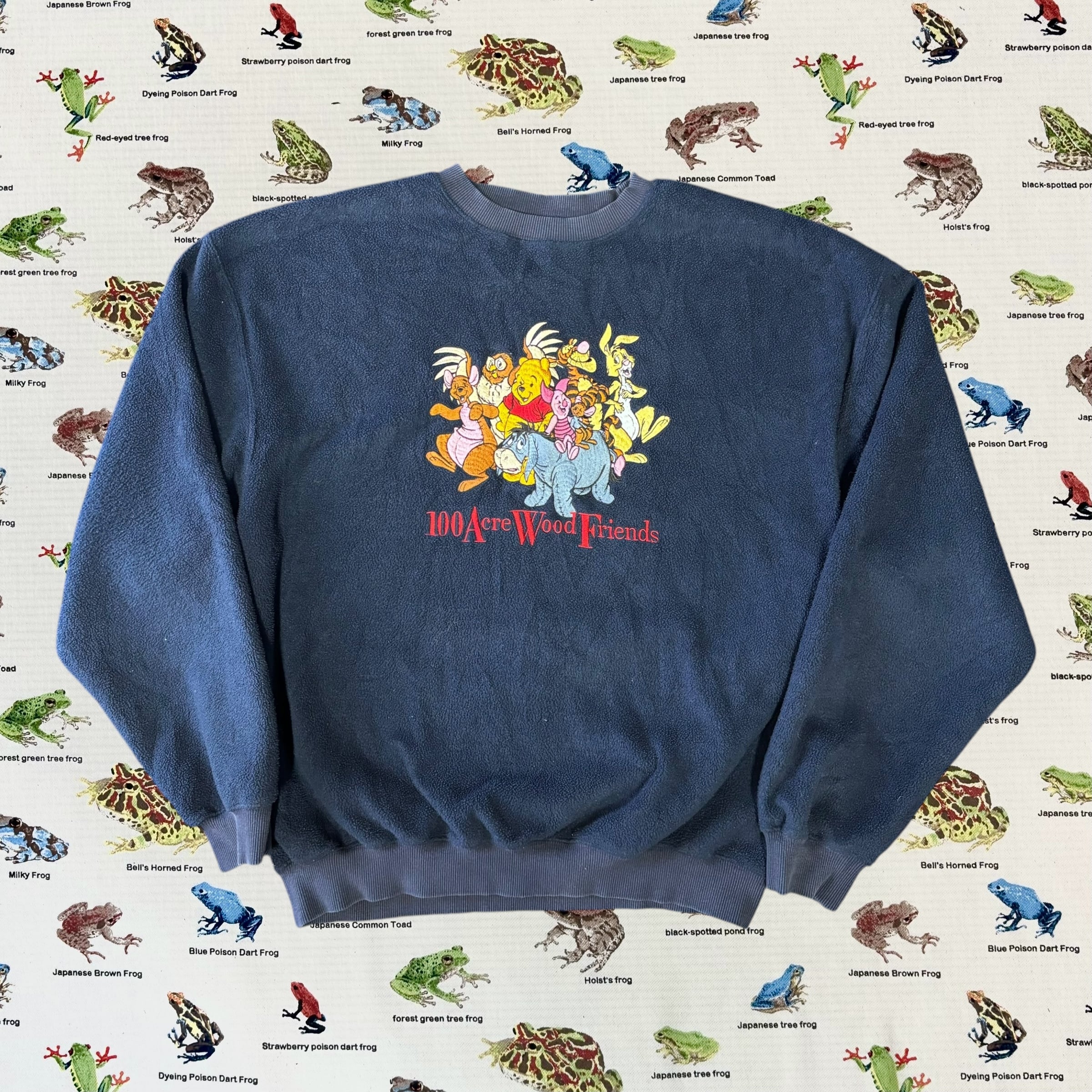 プーさん フリース スウェット アメカジ トレーナー 100エーカーの森