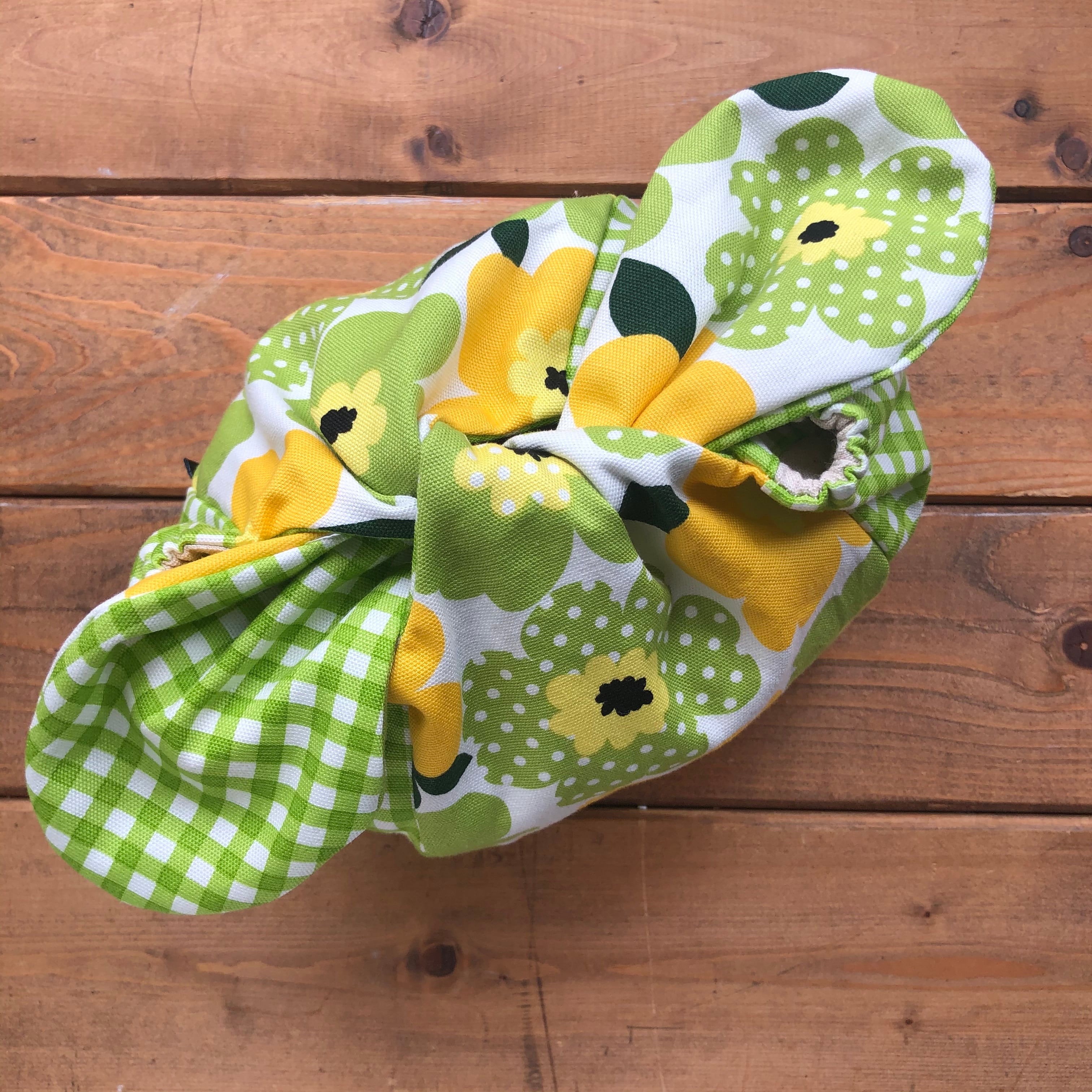 handmade＊2way⭐️CUBE❣️キューブトート♡巾着袋 お弁当袋⭐️