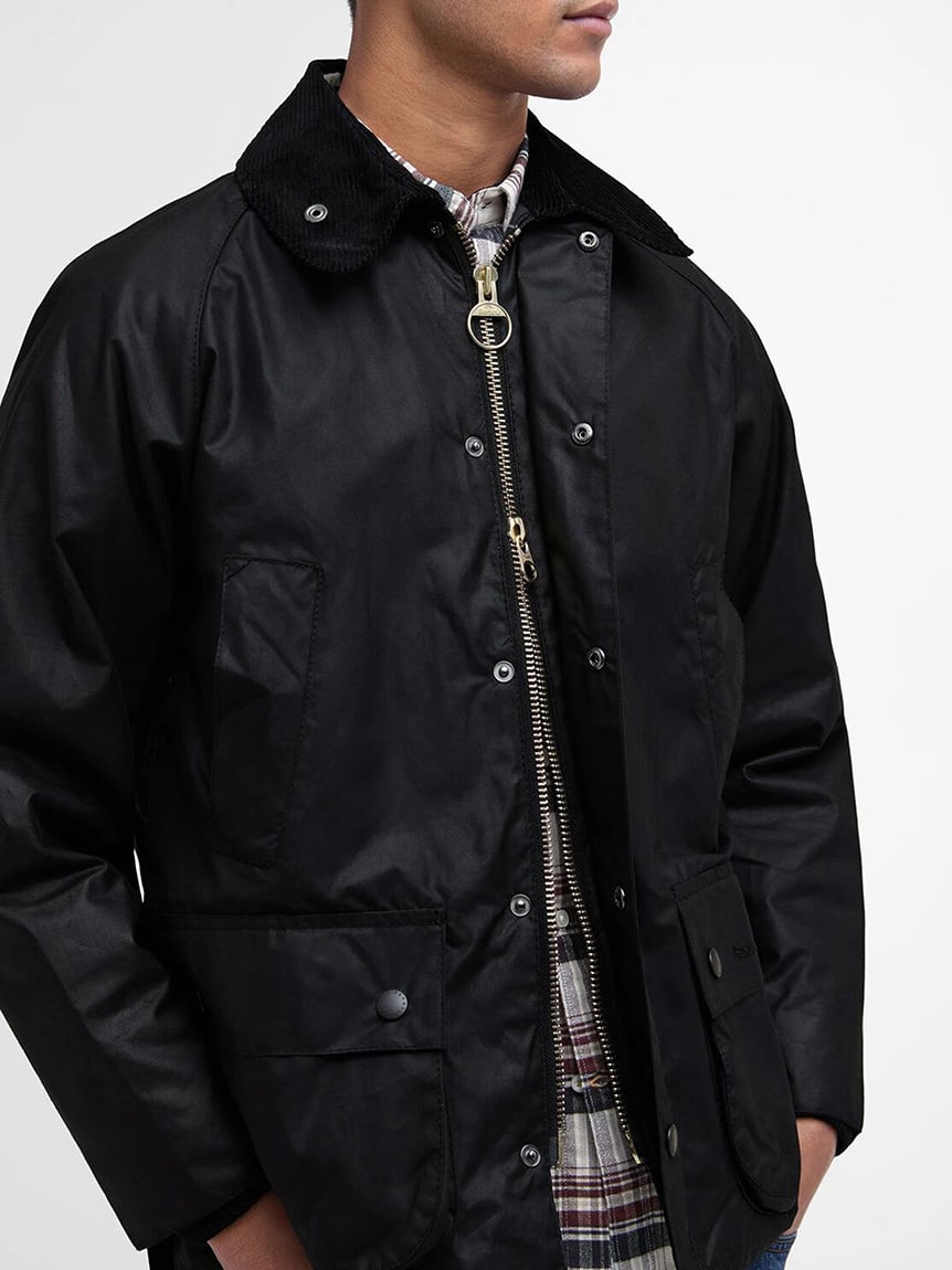 Barbour / 【BEDALE】Waxed Jacket regular Fit / BLACK | 【FLAGS