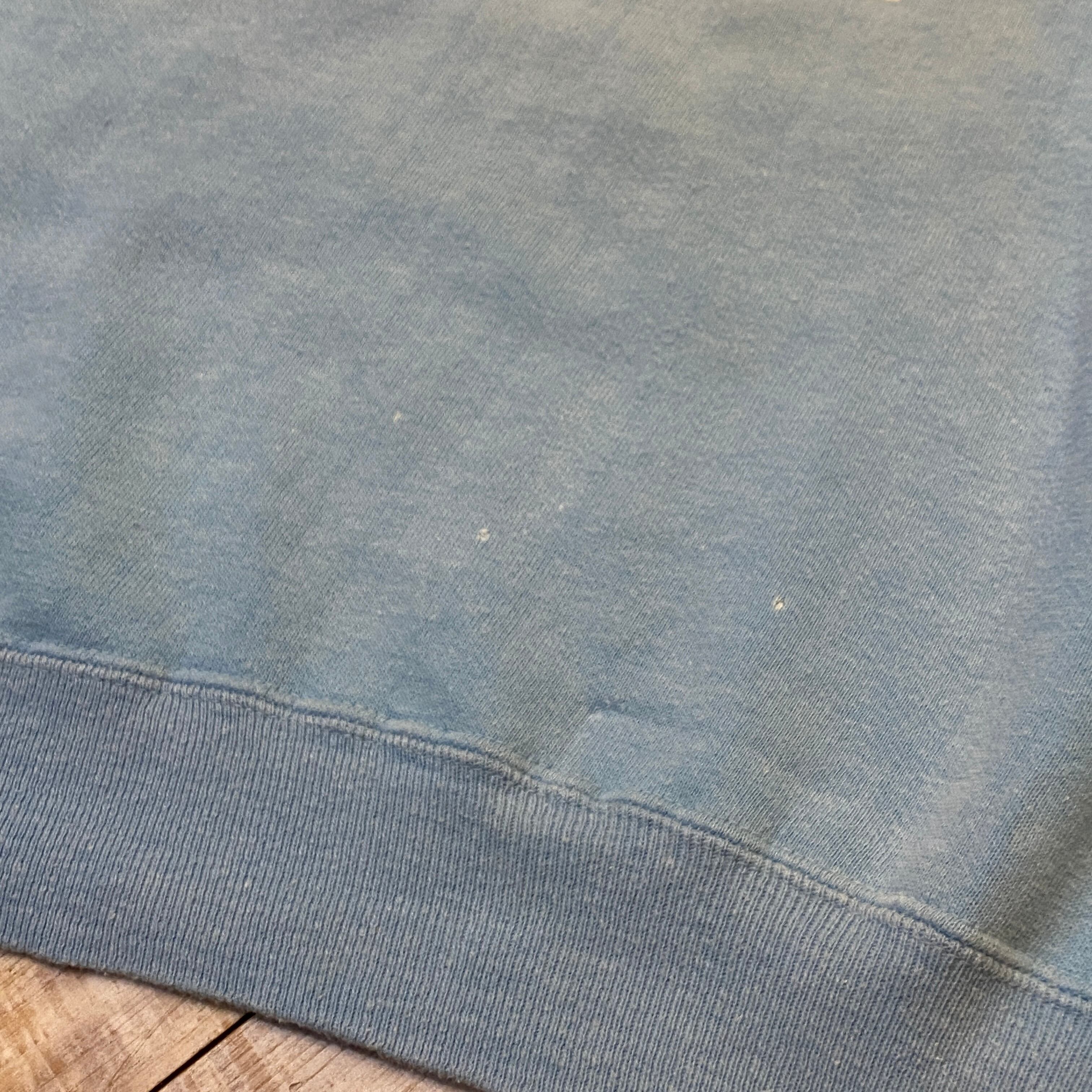 60年代~ vintage sweat shirt ヴィンテージ S/Sスウェット 水色 古着