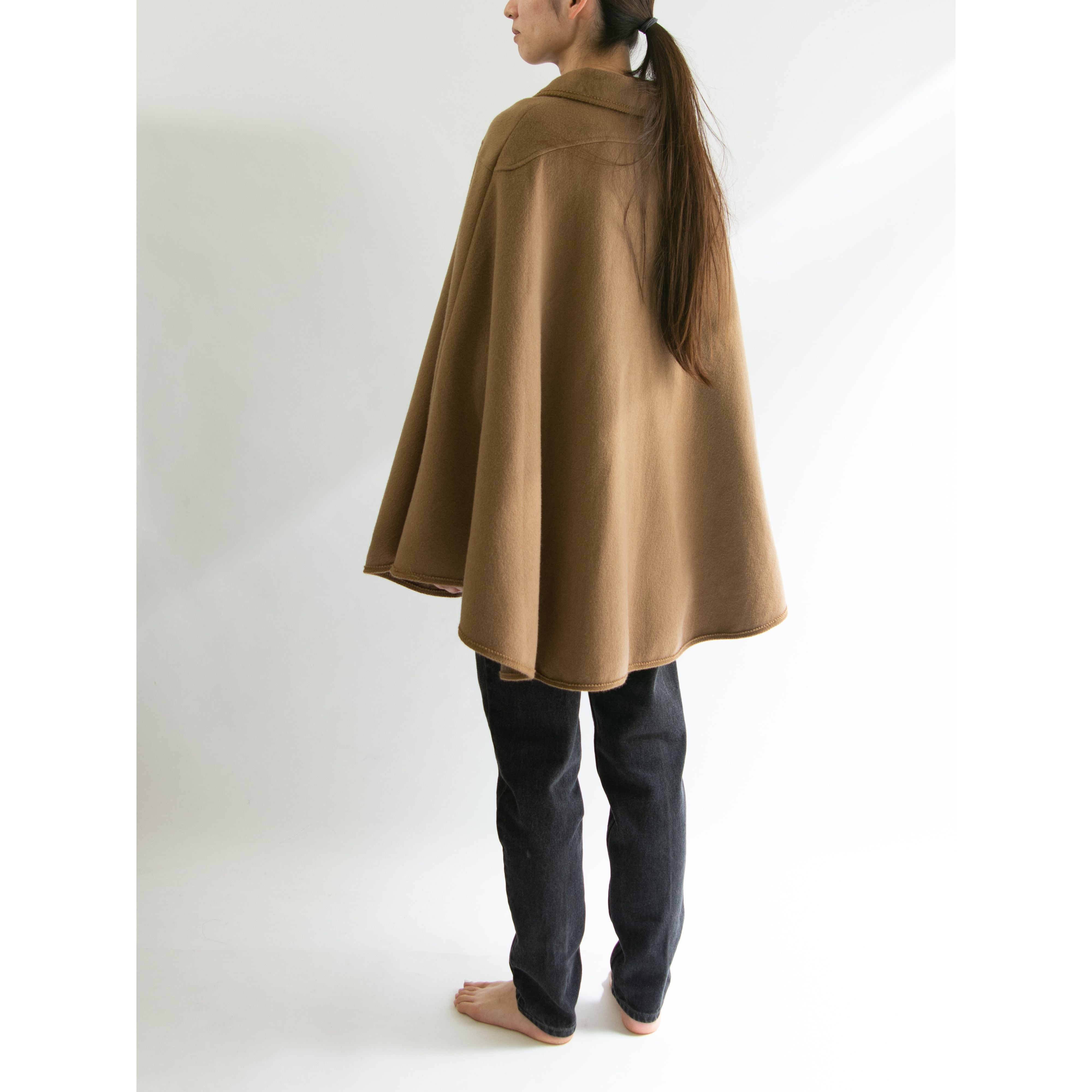 【STEINBOCK】Made in Tyrol wool-polyamide loden cape（シュタインボック オーストリアチロル製 ローデンケープコート ポンチョ ）1d