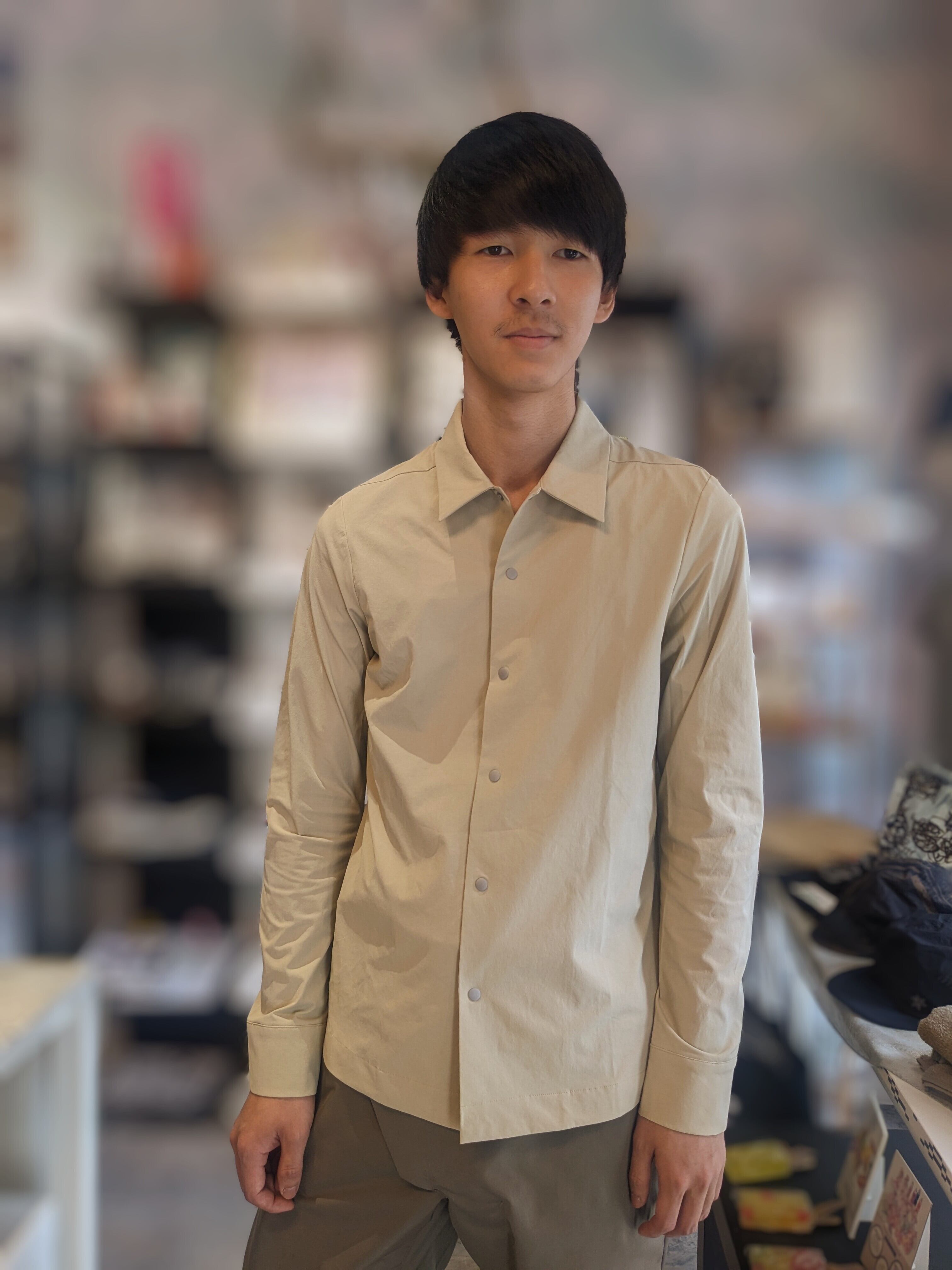 新品未使用　POSTELEGANT リネンシルク　プルオーバートップ　ベージュ POSTELEGANT リネンシルク プルオーバートップ ベージュ - メルカリ