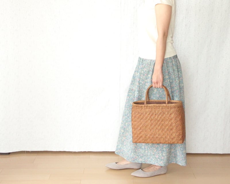 0465 ヨーク切り替えギャザースカート | MUhandwork 