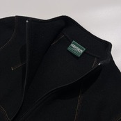 90s オーストラリア製 GEIGER ガイガー マルチステッチ ウール コート ジャケット サイズ 40 /ブラック/レディース/ビンテージ