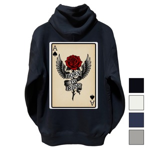 [GMTB] Hoodie ACE OF SPADES, Rose and Wing (2025AW02)