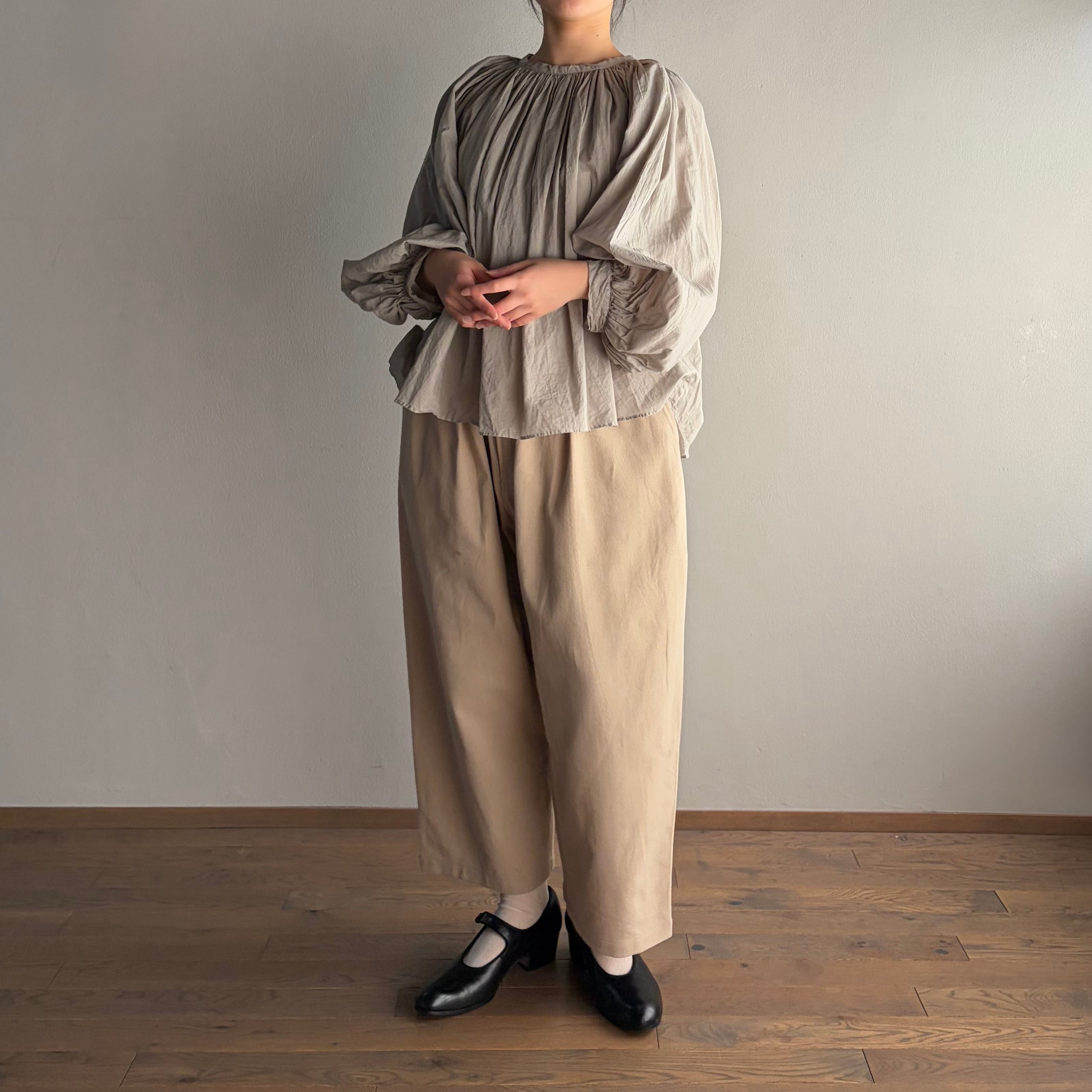 新品未使用　R&D.M.Co- リネン100% ギャザースモック R&D.M.Co- Garment Dye Lawn Gather Smock ガーメントダイ ローン
