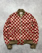 robe de chamble COMME des GARCONS Flag-Check Zip-up Cotton Blouson