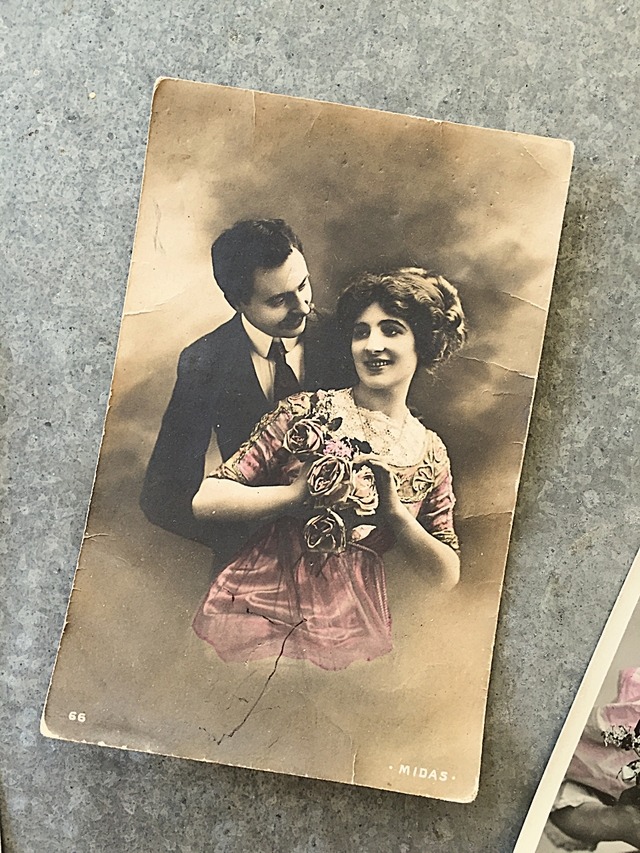 1900s France antique 永遠の淑女たち ポストカード 3p