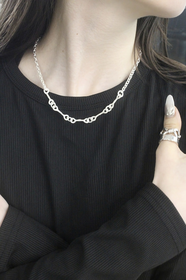 5bone necklace (silver925)