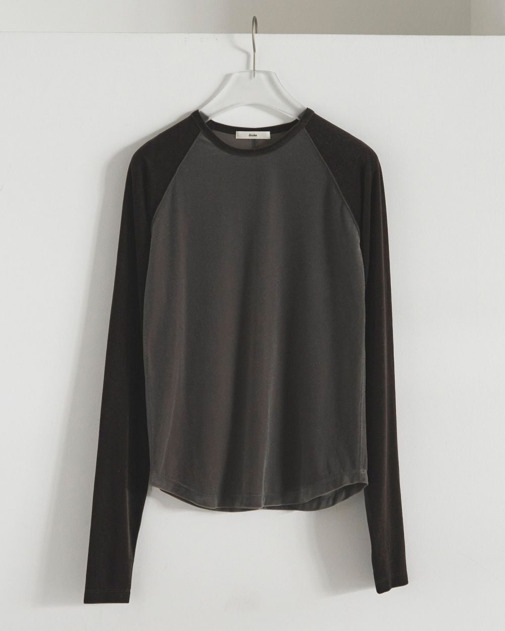 anuke(アンヌーク) Sheervelour Baseball T-shirts | サウスオレンジ