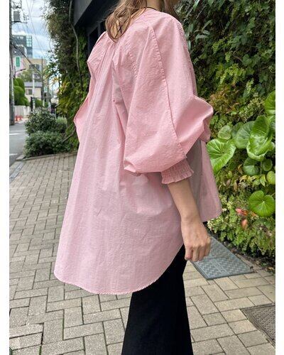 シャーリングカフスチュニックshirt 【Mewl ミュール 26春ご予約