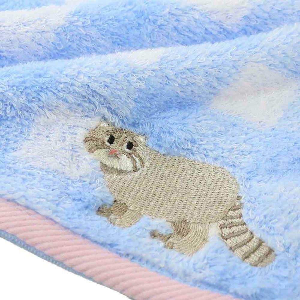 猫タオルハンカチ(マヌルネコ) | マスノヤ衣料品店・マスノヤ猫雑貨店